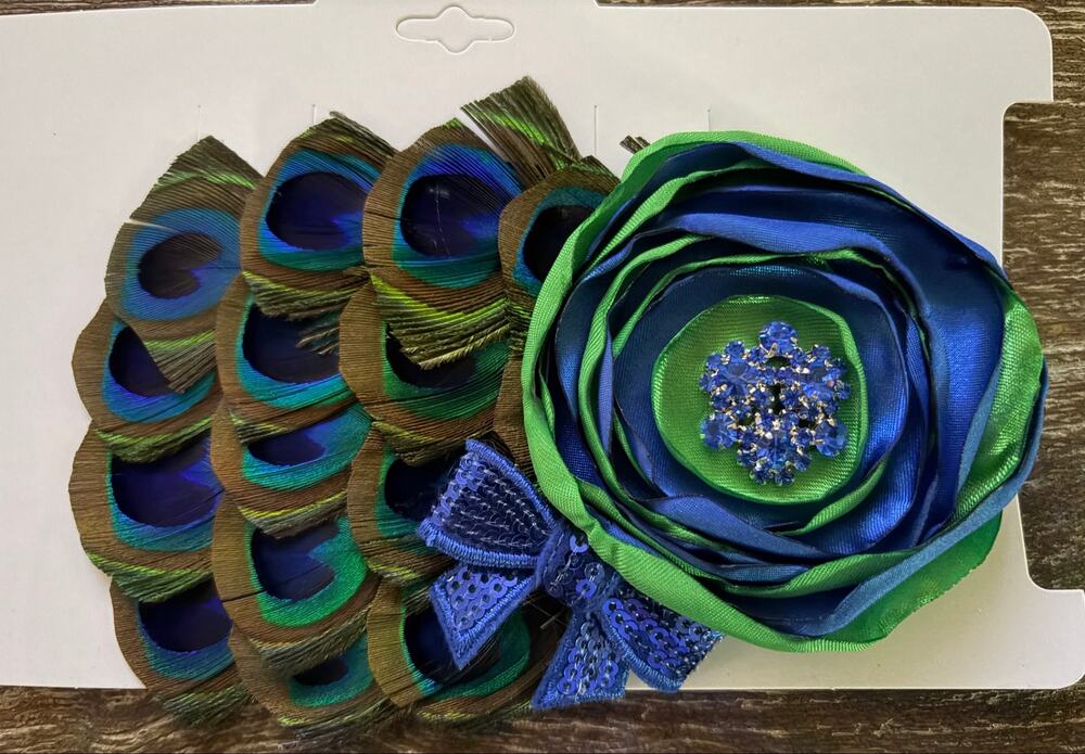 Peacock Feather Headpiece